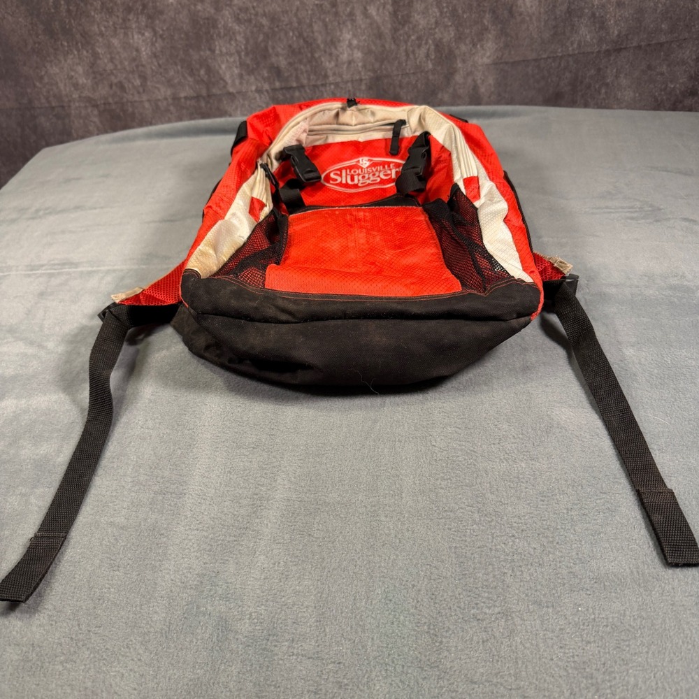 Louisville Slugger Series 5 Baseball Softball Equipment Backpack Red Black White
